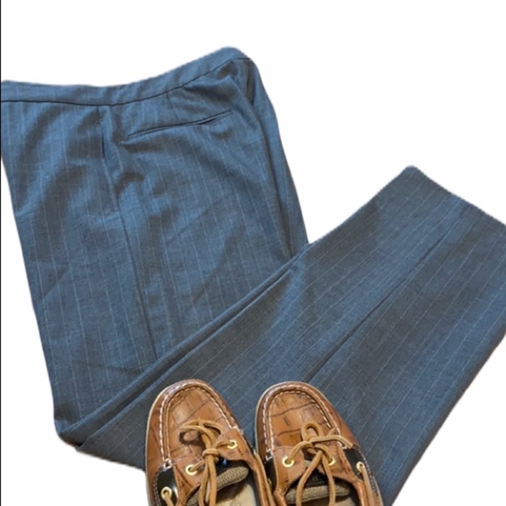 DNKY Essentials wool blend gray trousers
